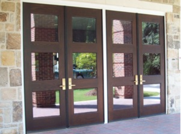 Wood doors